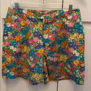 Lilly Pulitzer floral shorts.